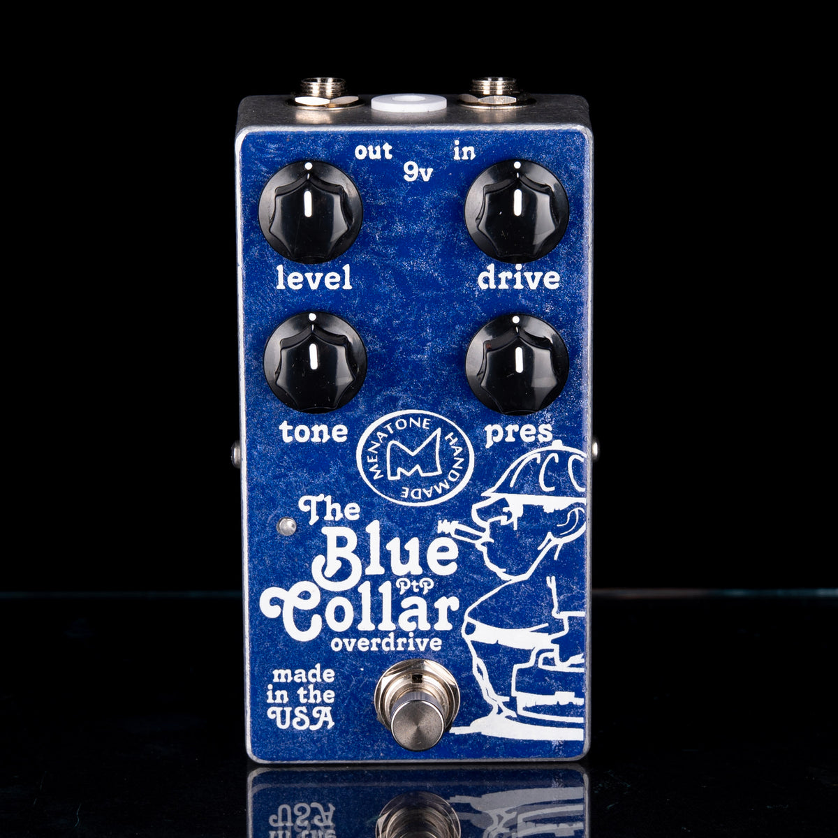 初期ロットMENATONE BlueCollar overdrive Menatone Blue Collar Overdrive Guitar Effect Pedal — Truetone Music