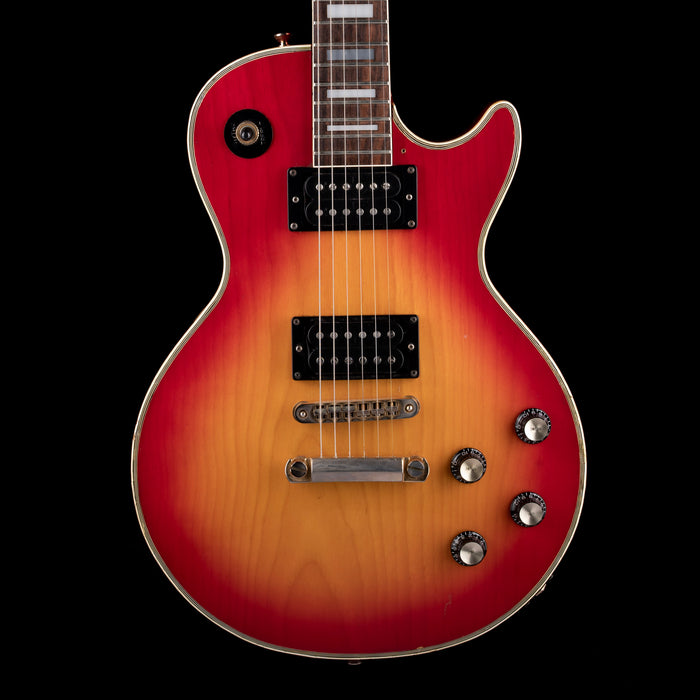 Used 1982 Aria Custom LP-Style (Bolt-On) Cherry Sunburst Electric Guitar With OHSC