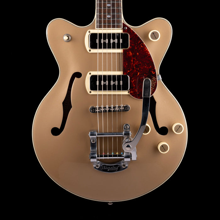Pre Owned Gretsch G2655T P90 Streamliner Double-Cut Two-Tone Sahara Metallic With Gig Bag