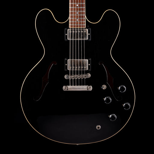 Pre Owned 1985 Gibson ES-335 Dot Ebony Electric Guitar With OHSC