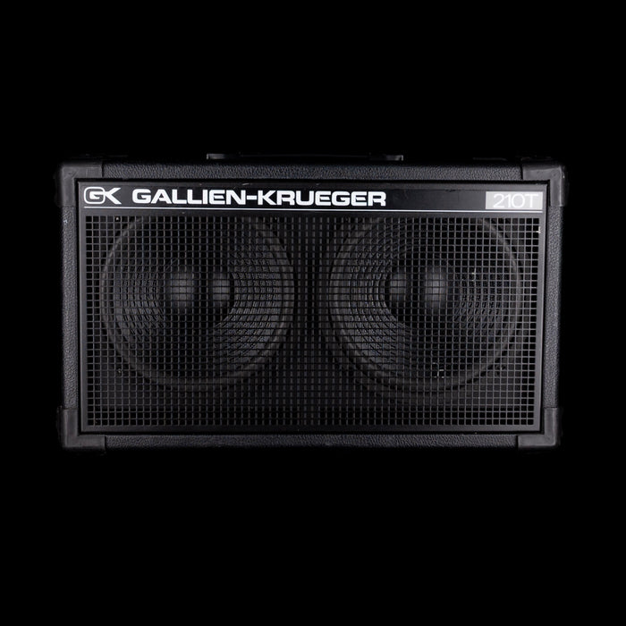 Used Gallien-Krueger 210T 2x10" Bass Amp Cabinet With Goldwood 210/8ohm Speakers Black