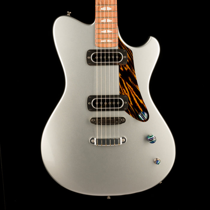 Powers Electric A Type Hardtail Dolomite Silver with Softshell Case