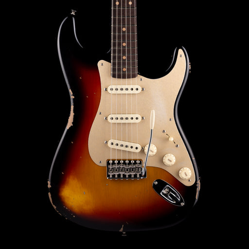 Fender Custom Shop Roasted 1960 Stratocaster Relic Birdseye Maple Faded 3-Tone Sunburst