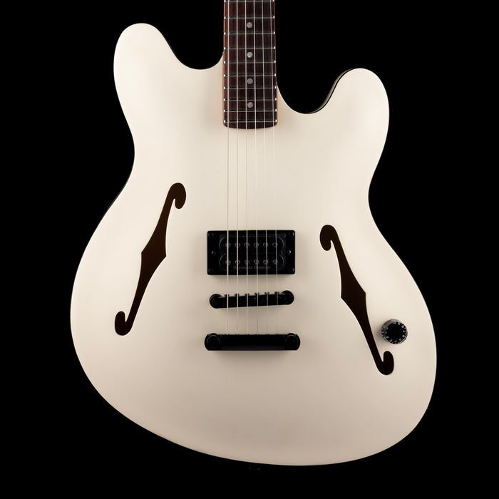 Pre Owned Fender Tom DeLonge Starcaster Olympic White With Gig Bag