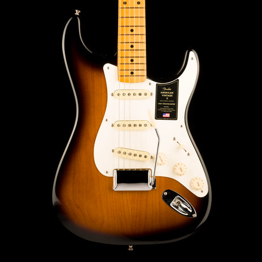 Pre Owned Fender American Vintage II 1957 Strat 2-Color Sunburst Guitar With OHSC