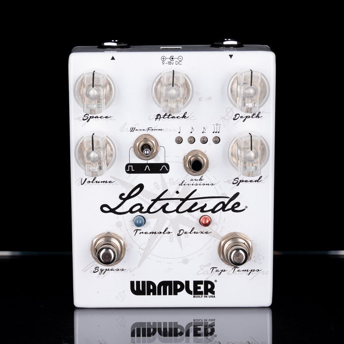 Used Wampler Latitude Tremolo Deluxe Pedal With Box