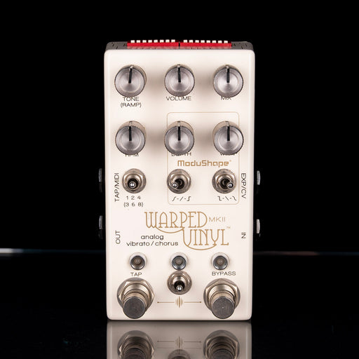 Used Chase Bliss Audio Warped MKII Vinyl HiFi Analog Vibrato Chorus Pedal with Box