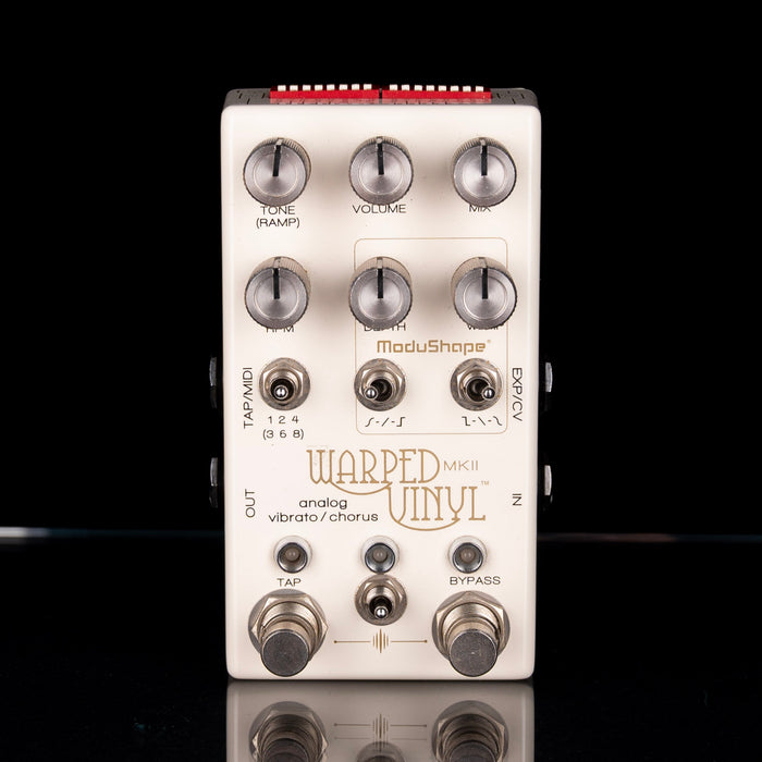Used Chase Bliss Audio Warped MKII Vinyl HiFi Analog Vibrato Chorus Pedal with Box