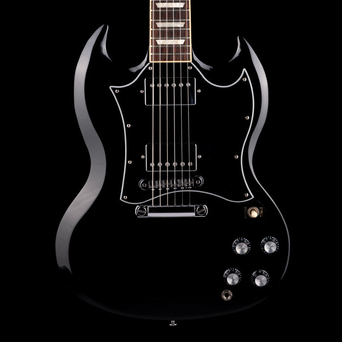 Pre Owned Gibson SG Ebony Electric Guitar With OSSC
