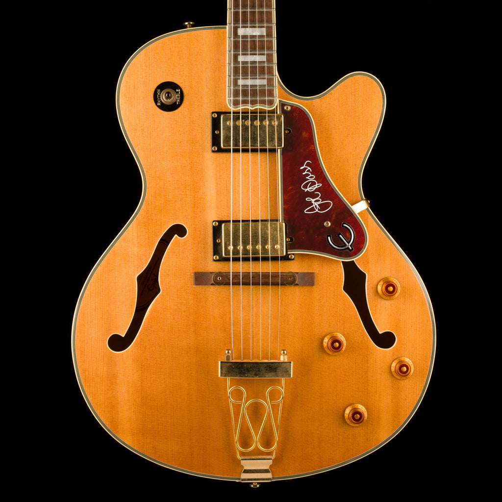 Used Epiphone Joe Pass Emperor II Natural with Gig Bag Used Epiphone Joe Pass Emperor II Natural with Gig Bag