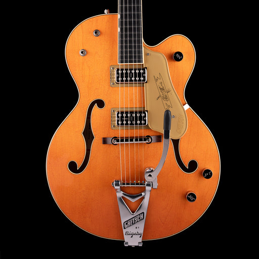 Gretsch G6120T-59 Vintage Select '59 Chet Atkins Hollow Body Lacquer Vintage Orange Stain with Case