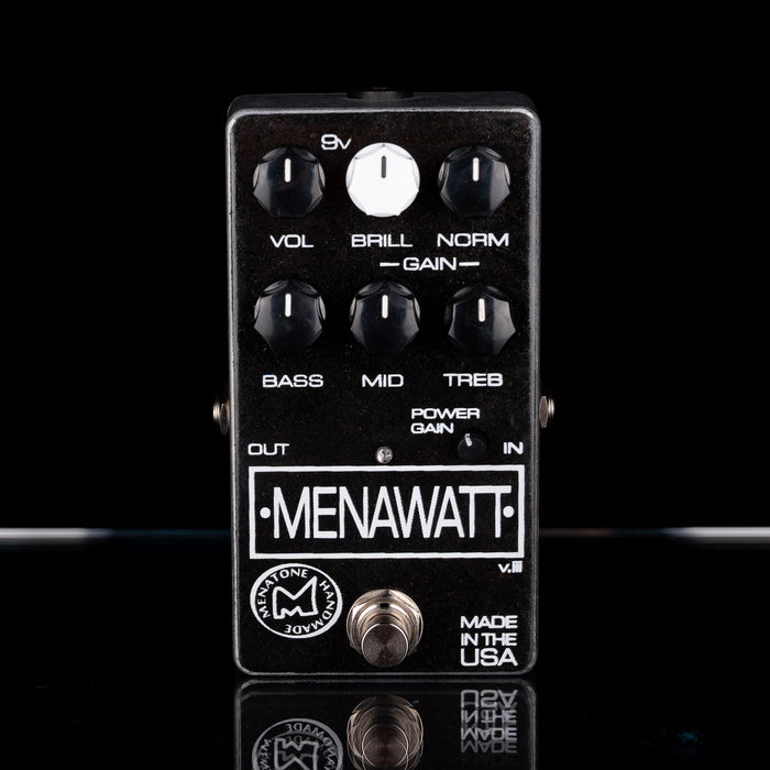 Used Menatone Menawatt Overdrive PedalUsed Menatone Menawatt Overdrive Pedal