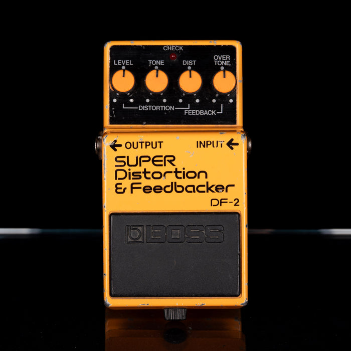 Used Boss DF-2 Super Distortion and Feedbacker Made in Japan Pedal