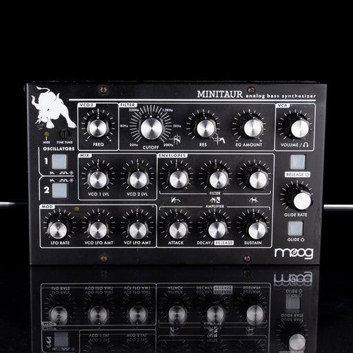 Pre Owned Moog Minitaur Analog Bass Synthesizer Module Black and Power Supply - 2
