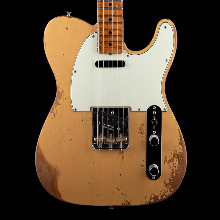 Pre Owned 2020 Fender Custom Shop Heavy Relic 1963 Telecaster Butterscotch Blonde With OHSC