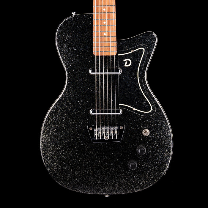 Pre Owned 1999 Danelectro ‘56 Reissue Baritone Guitar Black Metal Flake