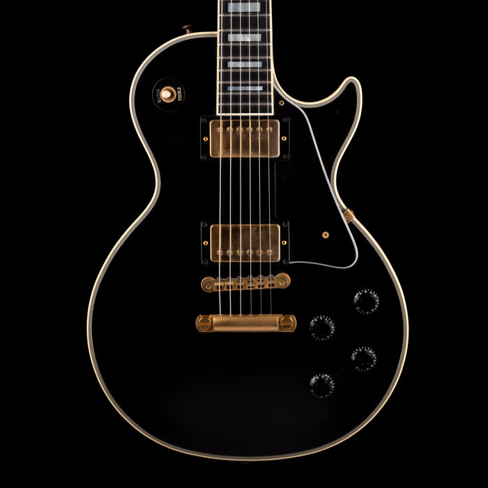 Pre Owned 1986 Gibson Les Paul Custom Ebony With OHSC