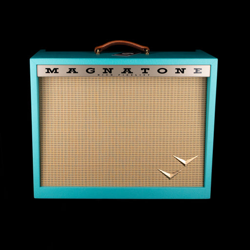 Magnatone Limited Edition Panoramic Stereo Teal Guitar Amp Combo
