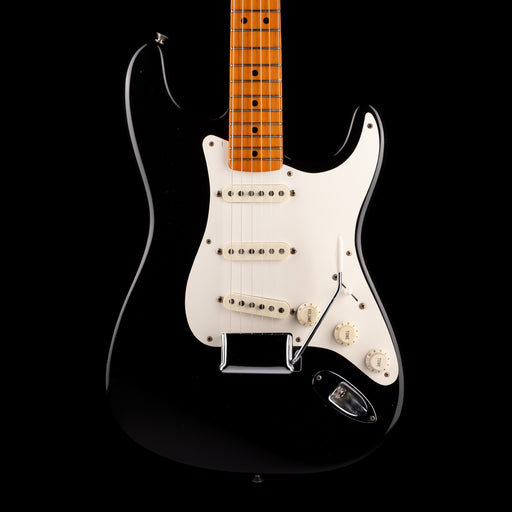 Pre Owned 1984 Fender American Vintage 1957 Stratocaster Black Electric Guitar With OHSC