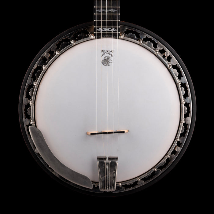 Pre Owned Deering Eagle II 5-String Banjo Limited Edition 9 of 40 Natural Banjo With OHSC