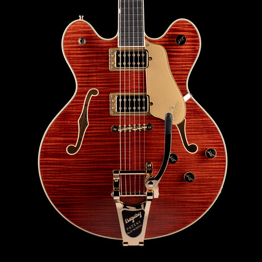 Gretsch Broadkaster LX Figured Center Block Bourbon Stain with Case