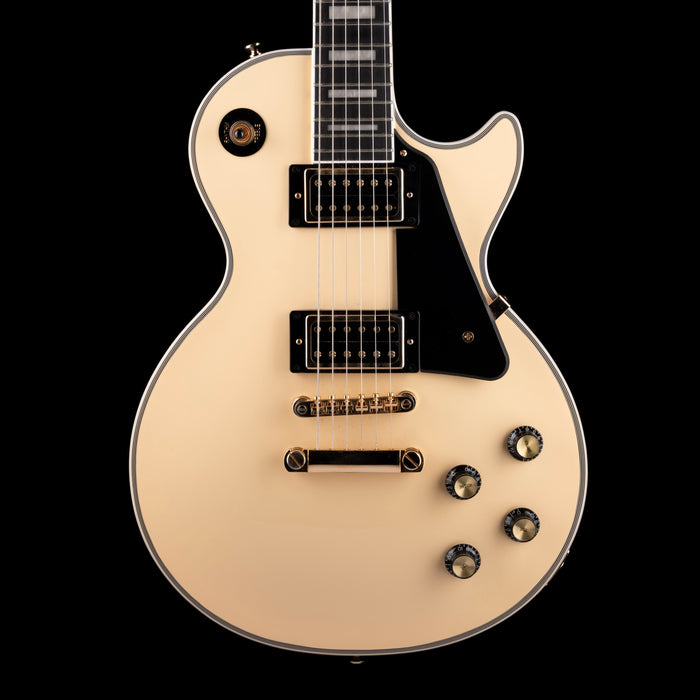 Pre Owned Epiphone Les Paul Custom Blackback Antique Ivory