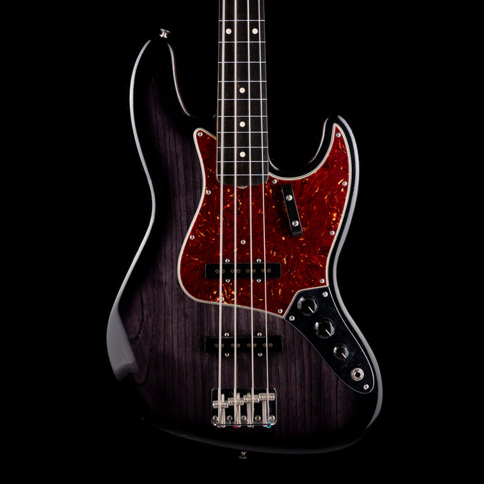Fender Custom Shop 1964 Jazz Bass Fretless Closet Classic Ebony Transparent With Case