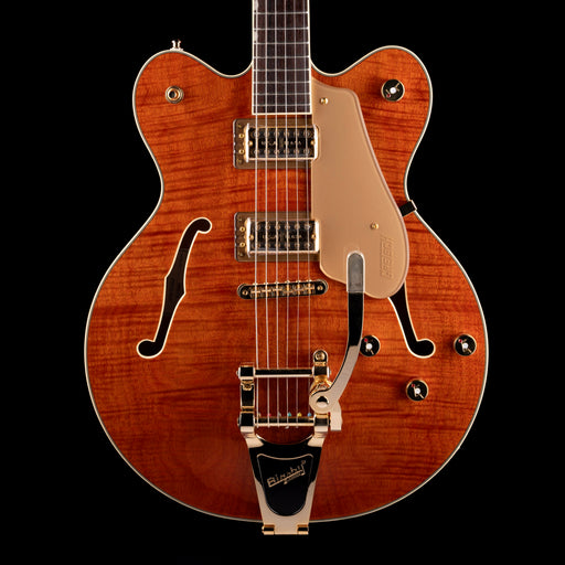 Used 2025 Gretsch Limited Edition Electromatic Flame Okoume Broadkaster Roundup Orange