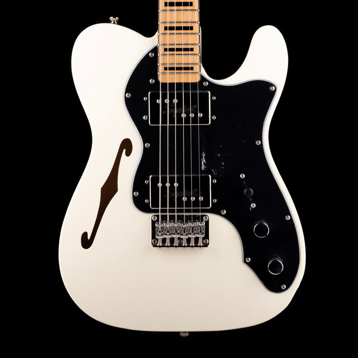 Used Squier Classic Vibe '70s Telecaster Thinline Olympic White With Gig Bag