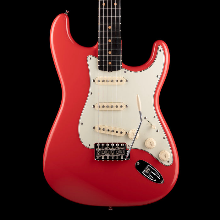 Pre Owned 2025 Fender Limited Edition American Vintage II 1961 Stratocaster AAA Flame Maple - Fiesta Red With OHSC
