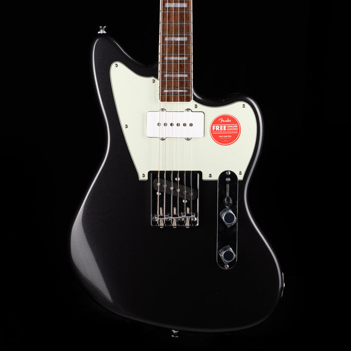 Used Squier Limited Edition Paranormal Offset Telecaster Charcoal Frost Metallic With Gig Bag