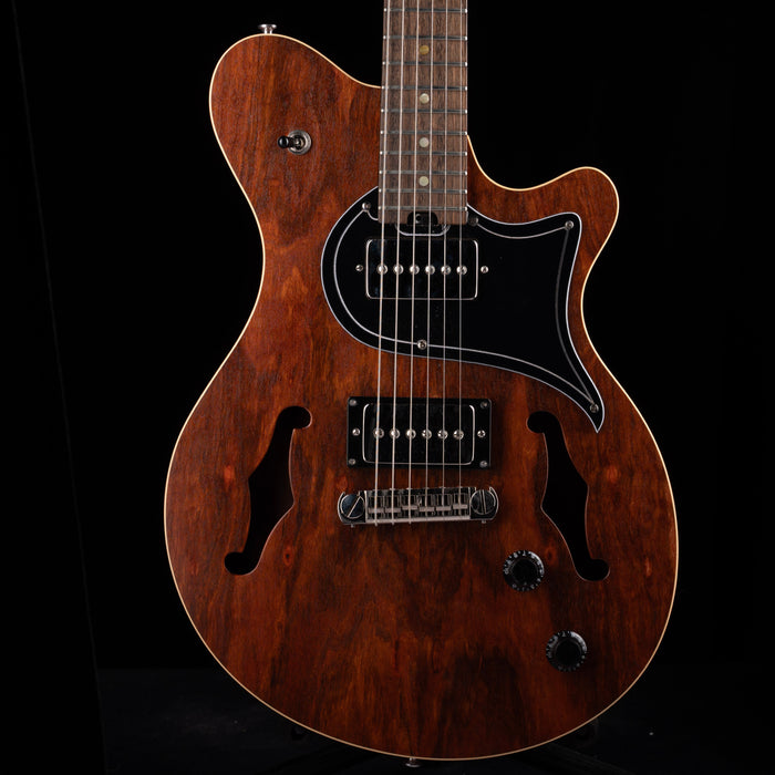 Perinetti Guitars Lancia Deluxe Semi-Hollow Natural with Soft Case