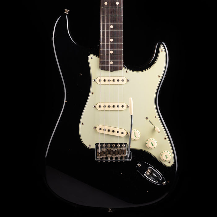 Used 2023 Fender Custom Shop 1962 Strat Journeyman Relic - Black  With OHSC