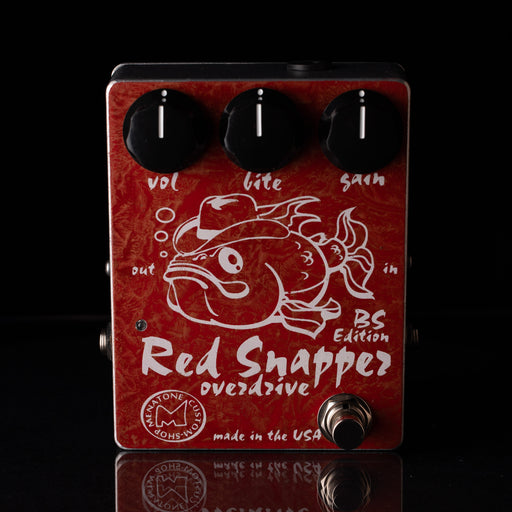 Used Menatone Red Snapper BS Edition Point to Point Hand Wired Overdrive - Truetone Music Exclusive