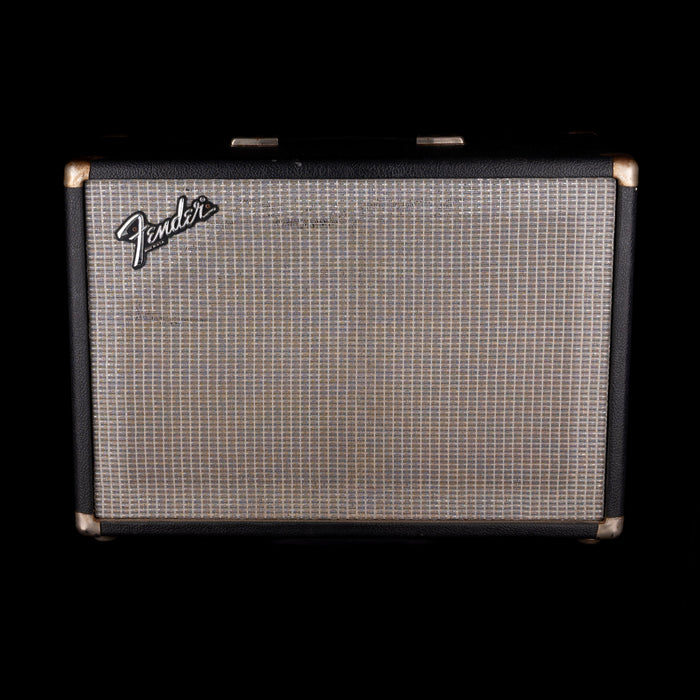 Used 1970's Fender 2x10" Open Back Guitar Amp Cabinet - Black