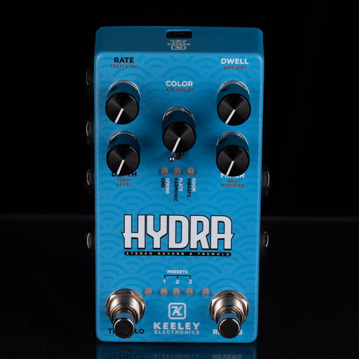 Used Keeley Hydra Stereo Reverb Tremolo Pedal