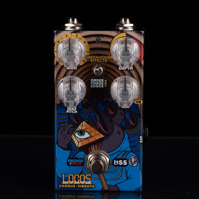 Used Greenhouse Effects Logos Modulation Pitch-Shifting Pedal
