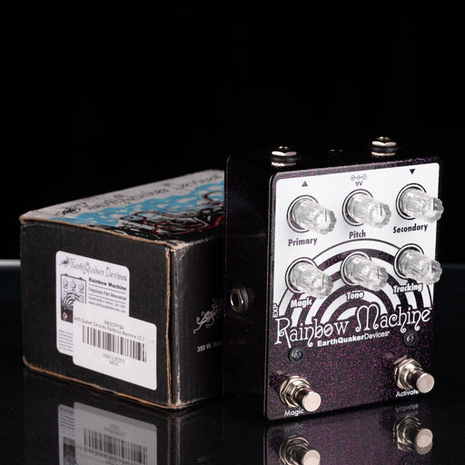 Used EarthQuaker Devices Rainbow Machine Limited Edition Purple Sparkle With Box