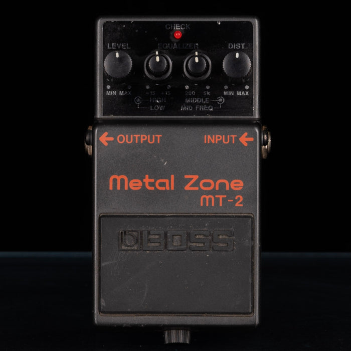 Used Boss MT-2 Metal Zone Distortion Guitar Pedal - 4