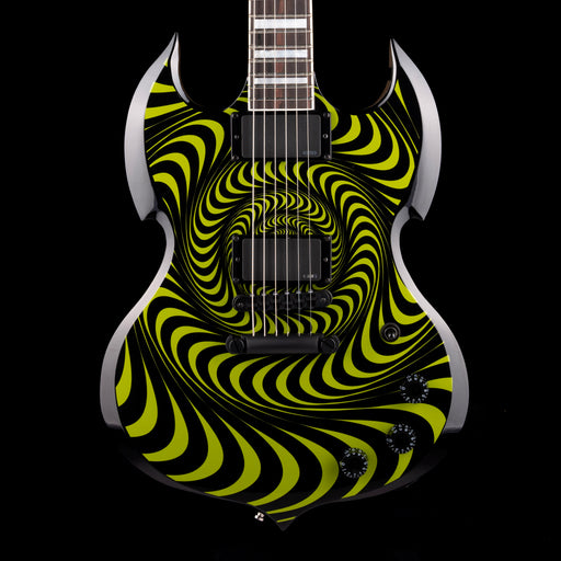 Pre Owned 2023 Wylde Audio Barbarian Green Psychic Bullseye With OHSC