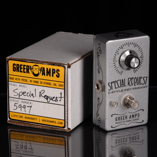Used Greer Amps Special Request Preamp Overdrive/Boost Pedal With Box