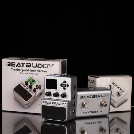 Used Singular Sound Beat Buddy Pedal Drum Machine With Footswitch with Box