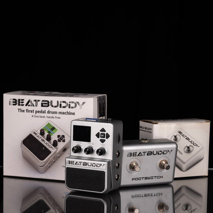 Used Singular Sound Beat Buddy Pedal Drum Machine With Footswitch with Box