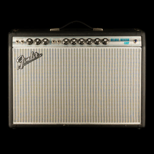 Pre Owned 2018 Fender Limited Edition ’68 Custom Deluxe Reverb Pine Neo Guitar Amp Combo with Cover