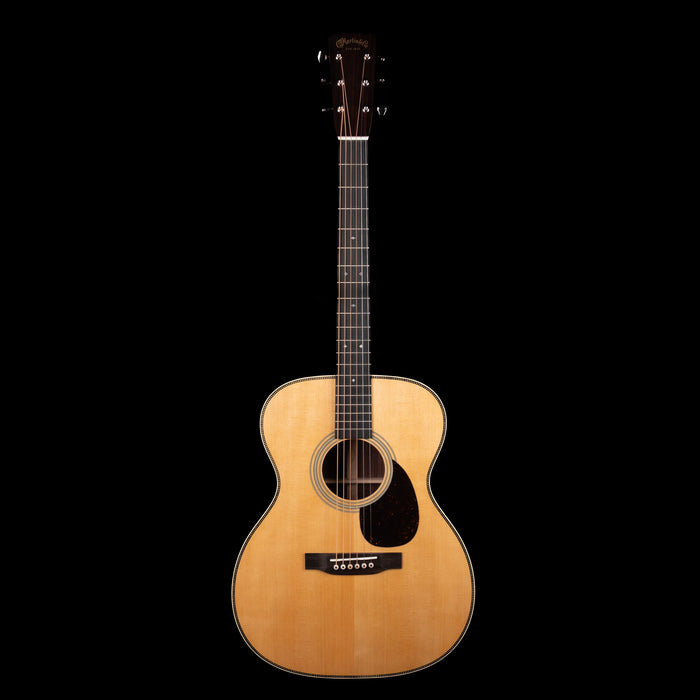 Martin OM-28 Standard (2025 Spec) Natural Acoustic Guitar with Case