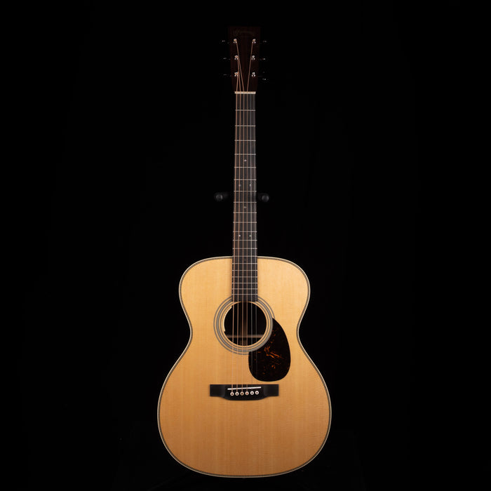 Martin OM-28E Standard (2025) LR Baggs Natural Acoustic Electric Guitar W/ Case