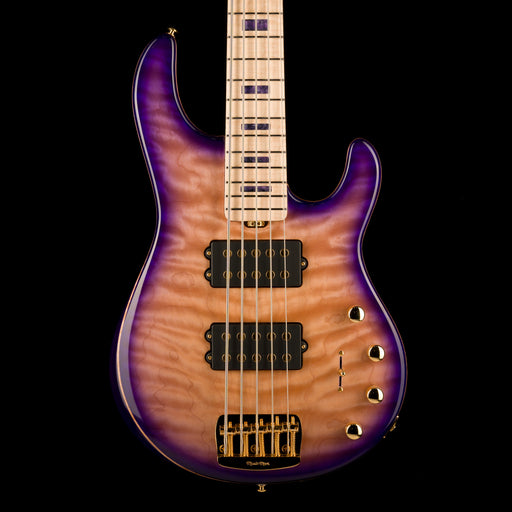 Ernie Ball Music Man BFR StingRay 5HH Bass Moonbeam Trans Purple Burst With Case