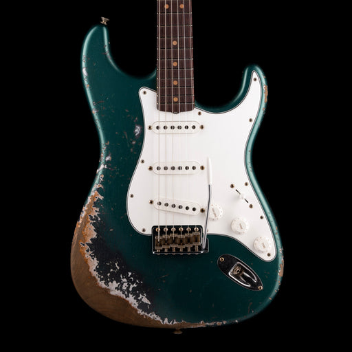 Fender Custom Shop 1962 Stratocaster Heavy Relic Sherwood Green Metallic Over Charcoal Frost Metallic