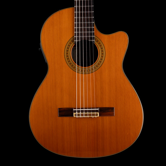 Pre-Owned Yamaha CGX-171CCA - Natural Nylon Acoustic Electric Guitar With Case
