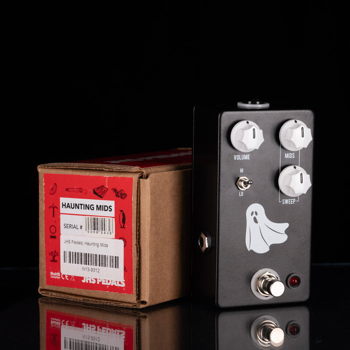 Used JHS Haunting Mids Mid Boost Guitar Effect Pedal With Box